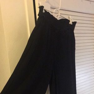 Flowey cropped wide leg pants